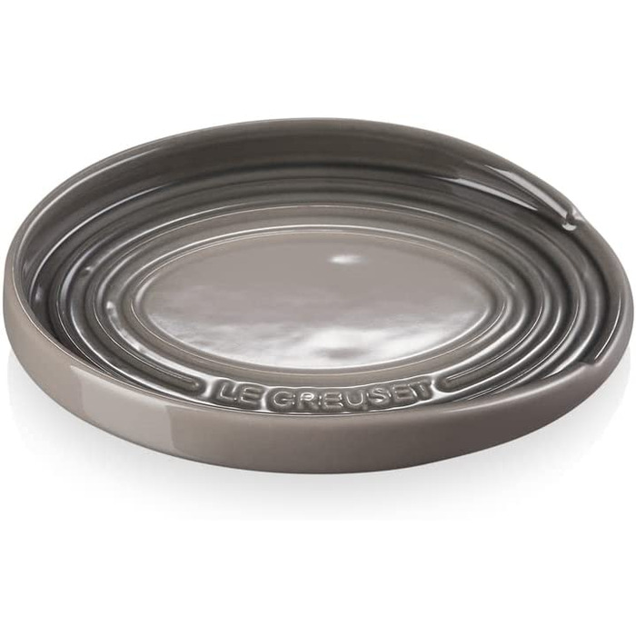 Підставка для ложок Le Creuset овальна з кераміки, вишневий колір, 71507150600099 (Чорний матовий)