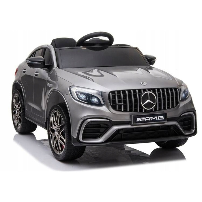 Дитячий електромобіль Mercedes-Benz GLC 63S LIFT, сріблястий лак, 4x4