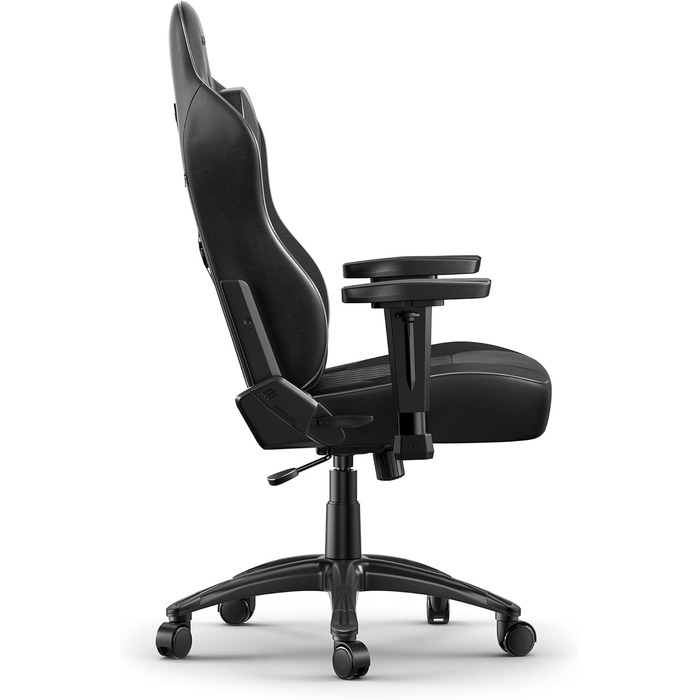 Крісло AKRacing California Gaming Chair, шкірозамінник, 5 років гарантії (Ojai, чорний)