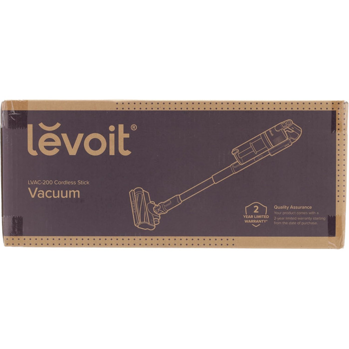 Бездротовий пилосос Levoit LVAC-200: 4-в-1, для дому та авто, фільтрація 99,9%, для тварин, килимів, твердих поверхонь