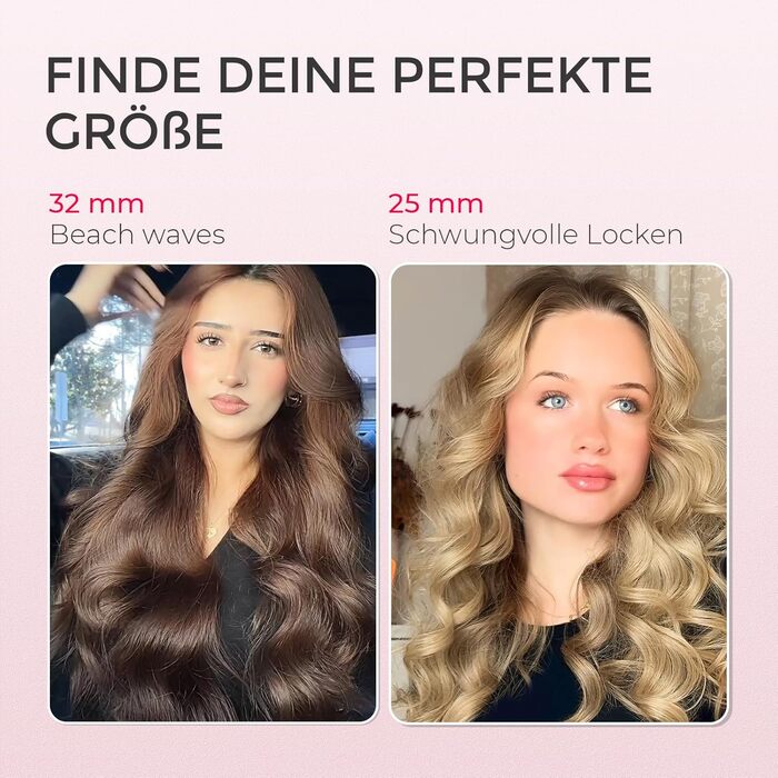 Автоматичний локон TYMO CURLPRO - локон для створення хвиль, діаметр 25 мм, 3 температурні режими, захист від перегріву