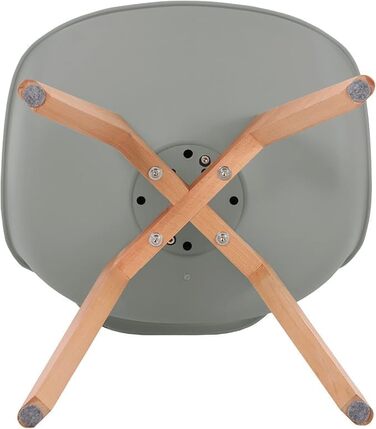 Елегантні стільці для обідньої зони EGGREE: дизайн в скандинавському стилі, набір 4 шт., кольори: чорний, рожевий, сірий, бірюзовий