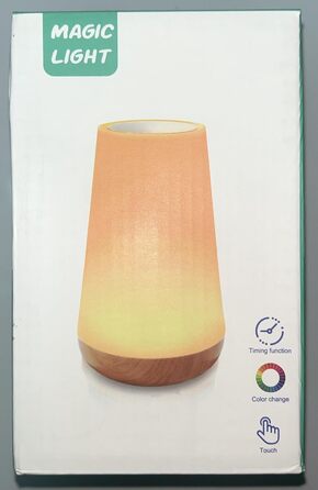 Світлодіодний приліжковий світильник Touch Dimmable USB, 13 кольорів, таймер, пульт дистанційного керування, бездротовий (1)