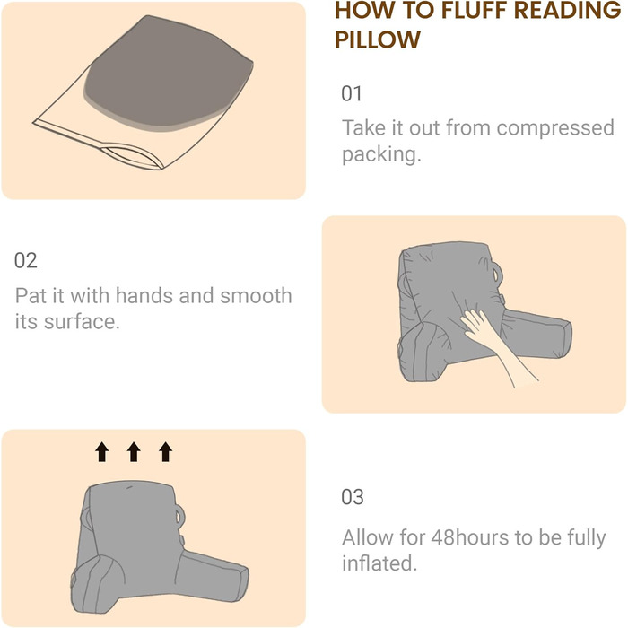Подушка для читання та відпочинку в ліжку для дорослих, з підлокітниками, зелена