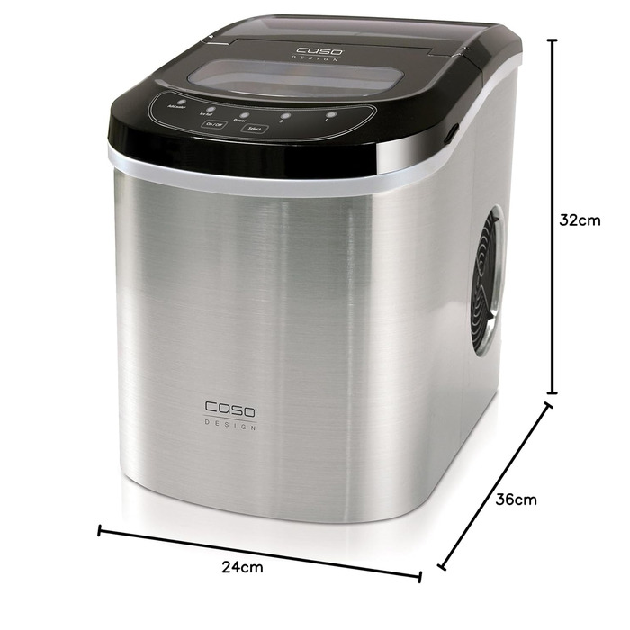 Льодогенератор CASO IceMaster Pro - професійний, 500г/год, 2.2л, автоматичний