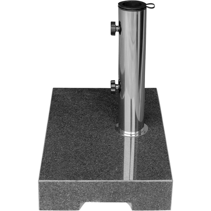 Підставка для парасольки Anndora Granit 25 кг, темно-сіра, для балкона, діаметр стієна до 48 мм