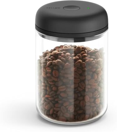 Електричний вакуумний контейнер Fellow Atmos – 0,7 л (0,7/1,2 л) – Чорний матовий, для зберігання кави та продуктів