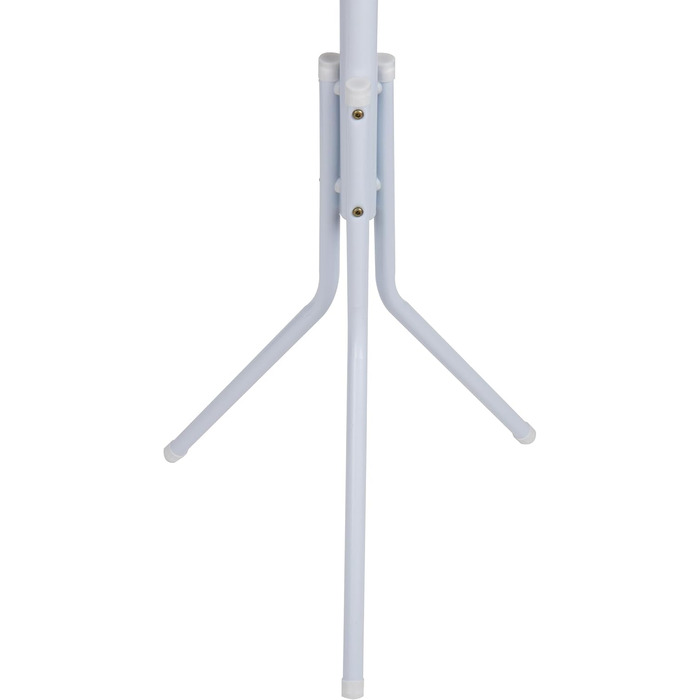 Вішалка для одягу Mind Reader Alloy Collection з 8 гачками, металева, біла, 14.75' x 16.5' x 69'