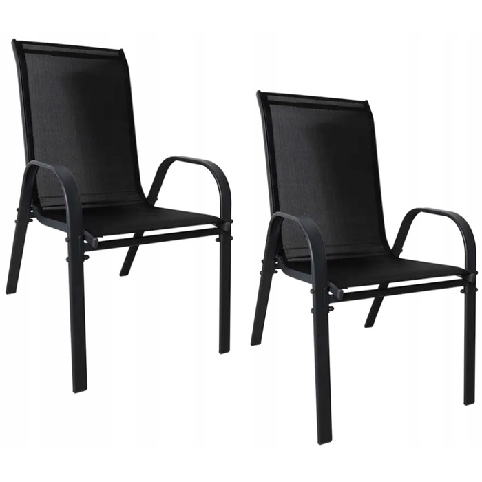 Комплект садових меблів Gotel, метал, чорний, 3 предмети