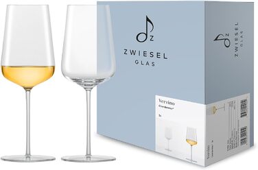 Келих для білого вина Zwiesel Glas Riesling Vervino (2 шт.), кришталь Tritan, зроблено в Німеччині (арт. 122167) (Келих для білого вина Chardonnay (2 шт.))