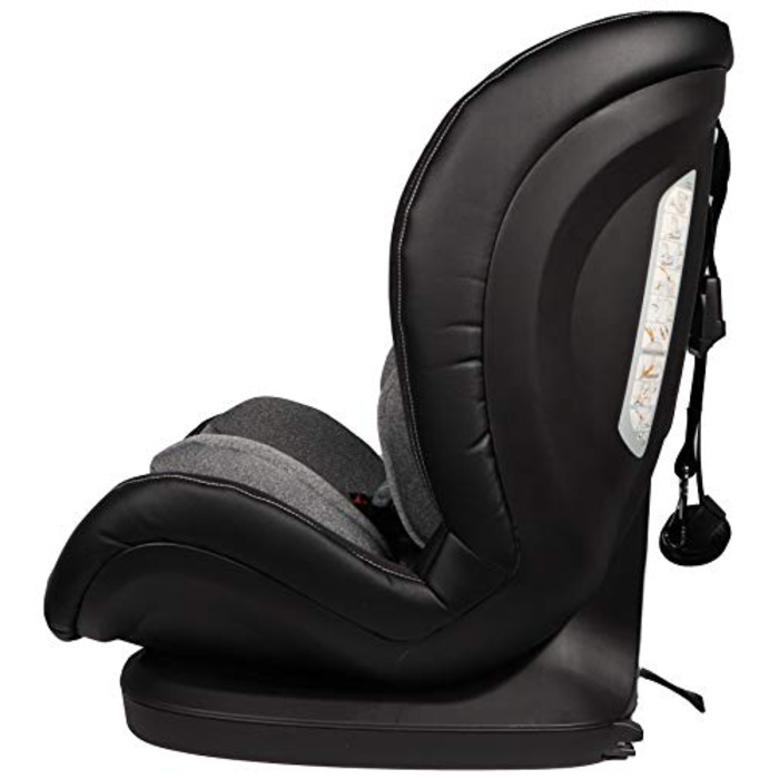 Дитяче автокрісло Ding Space YB709A з Isofix і положенням для відпочинку 9-36кг Група 1/2/3, знак схвалення ECE R44/04, сірий