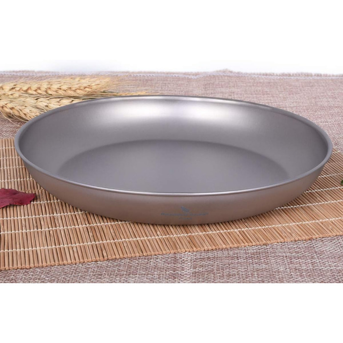 Тарілка для кемпінгу iBasingo Titan Teller 18.5 см: міцна, легка, для пікніка та приготування їжі