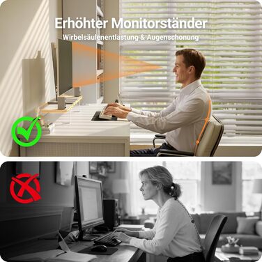 Комп'ютерний стіл Claiks з 3 шухлядами, 120 x 60 см, з полицею, 2 розетки та 2 USB-порти, для офісу та дому, білий