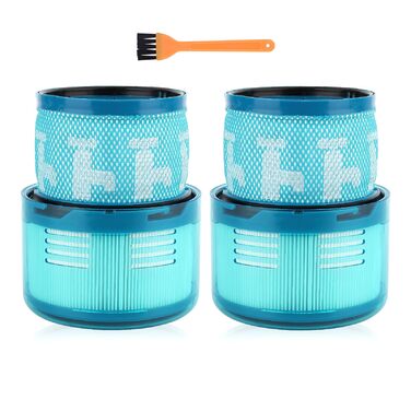 Замінники фільтрів Dyson Gen 5 Detect Absolute (2 шт.) - сумісні з Dyson Gen5 Detect, Gen5 Detect Absolute SV23, Gen5 Outsize, Gen5 Outsize Absolute SV24, Gen5 Detect Fluffy, акумуляторні пилососи Gen5, HEPA фільтри для Gen5 (2 шт.)