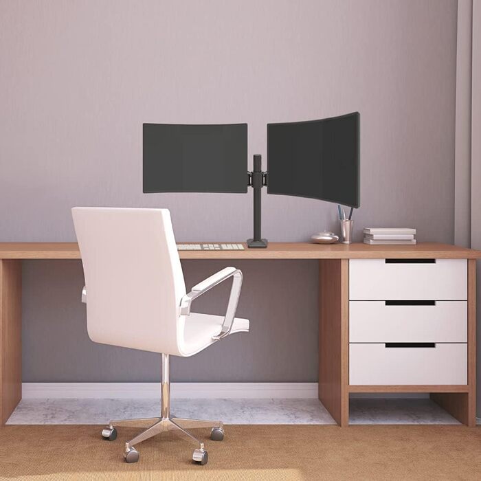 Кріплення для монітора Barkan 13-34 дюймів, регульоване, для столу, LED/LCD, до 6 кг (Basic, подвійний кріплення)