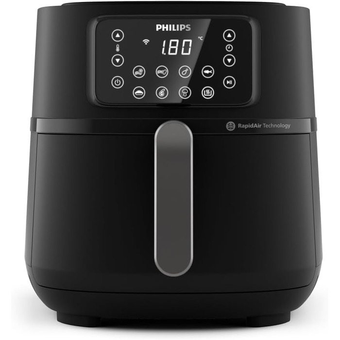 Фритюрниця Philips Airfryer 5000 XXL 7,2 л 16-в-1, Wi-Fi, 90% менше жиру, рецепти, Rapid Air