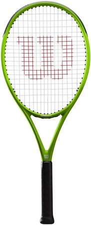 Ракетка Wilson, Blade Feel Pro 105, для молоді та любителів активного відпочинку, алюміній/скловолокно, чорний/лаймовий розмір рукоятки 3