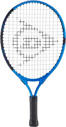 Ракетка Dunlop D Tr Fx Jnr 19 Strung 175г чорна - синя рукоятка Розмір 0000