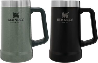 Термокружка Stanley Adventure Vacuum Stein 709 мл, зелений Hammertone - зберігає холод до 7 годин