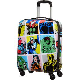 Американський турист Marvel Legends-Спиннер l валізу, 75 см, 88 л, (Різнокольоровий (Marvel Pop Art), S (55 см-36 л))