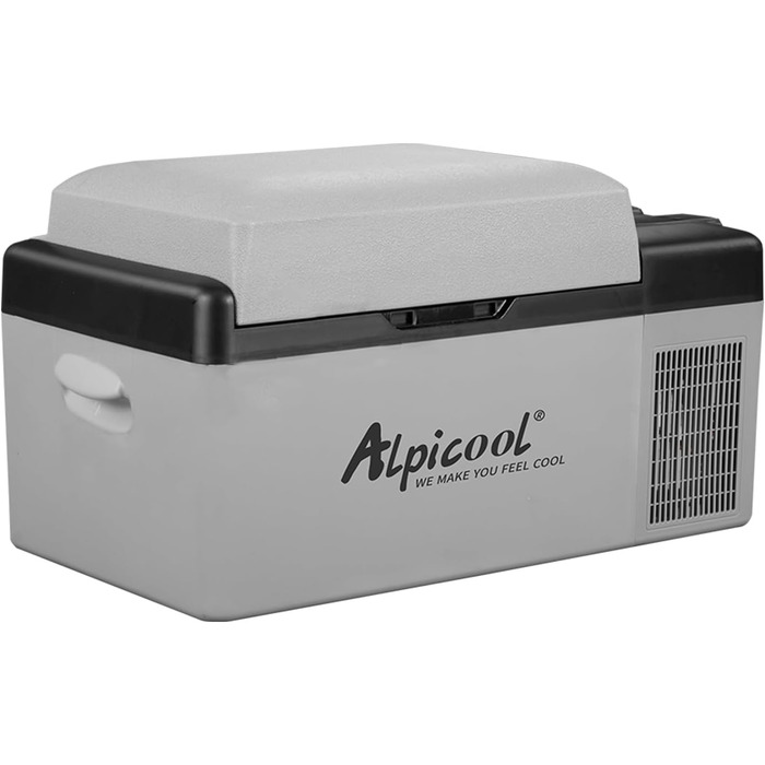 Холодильник автомобільний Alpicool 12V, 20L, компресорний, чорний, для кемпінгу та подорожей