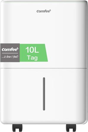 Зволожувач повітря COMFEE 12 л/день, для приміщень до 20 м², автоматична відтавання, дитячий замок, тиха робота, екологічний фреон R290
