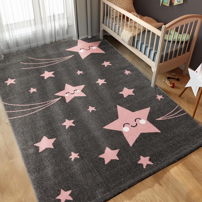 Килимок дитячий Carpettex Flamingo Design Pink - Короткий ворс, легко чиститься, миється, 140х200 см