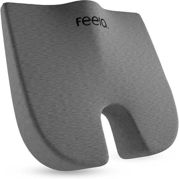 Ортопедична подушка-клинок Feela® для сидіння: 3 ступені жорсткості, для автомобіля та дивану. Ергономічна подушка-клинок для спини, для автомобіля, дивана, офісу. (Діапазон ваги: 50-80 кг)