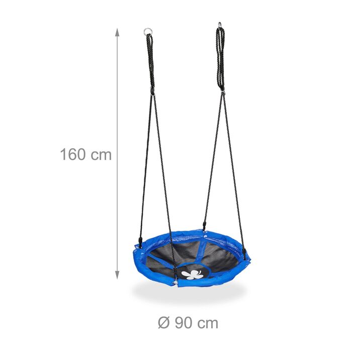 Кругла гойдалка-гніздечко Relaxdays