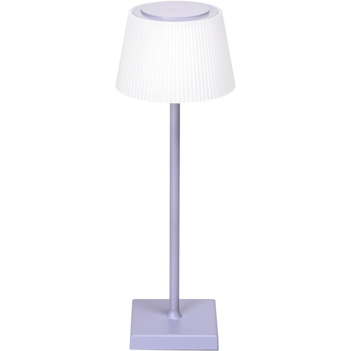 LED лампа Aigostar на акумуляторі, торшери бездротові, торшер з сенсорним керуванням, регулювання яскравості, 3 колірні температури, нічник IP54 вологостійкий для дому та саду, спальня, вітальня, ресторан, сад - (фіолетовий)