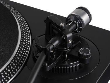 Програвач вінілу Audio-Technica LP120XUSB чорний, з Bluetooth, USB, аналоговий, прямий привід, комплект із вугільною щіткою