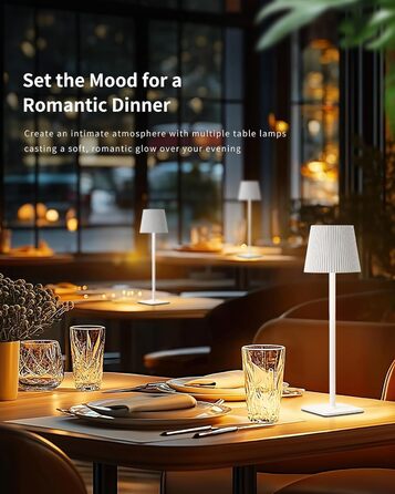 Стійка LED лампа LuminexDesigns бездротова з акумулятором 5200mAh, диммування, IP54, для дому та саду, 3000K/4500K/6000K, білий