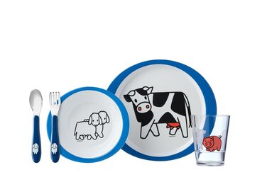 Набір дитячого посуду 5 предметів Blue Farm Mepal