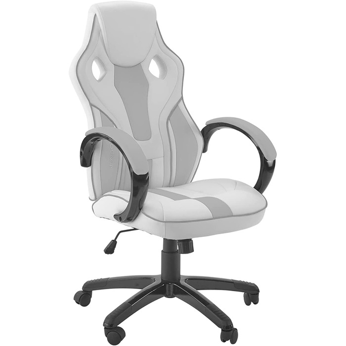 Ігрове крісло x Rocker сіро-біле