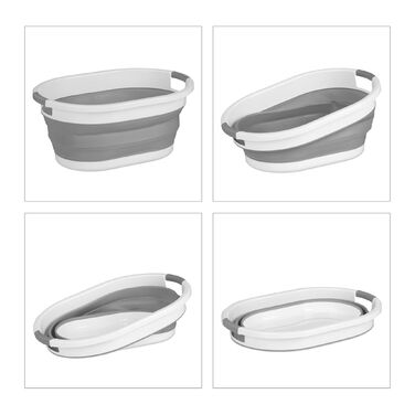 Відкидний кошик для білизни Relaxdays, 36 літрів