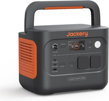 Портативна електростанція Jackery Explorer 1000 v2, LiFePO4 1070 Втгод, 1500 Вт змінного струму/100 Вт USB-C, швидка зарядка за 1 годину