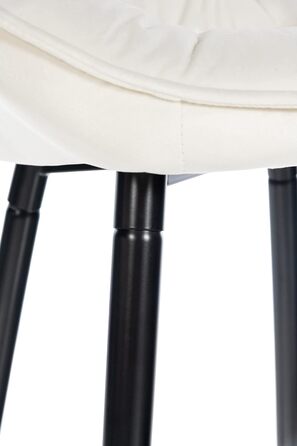 Барні стільці Gibson, 2 шт. - рожеві, з підніжкою, з велюру, для кухні/бару