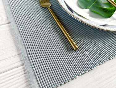 Тканинні серветки на стіл AVKA Studio, 33 x 48 см, сірі, 4 шт. - 100% бавовна, для дому та свят