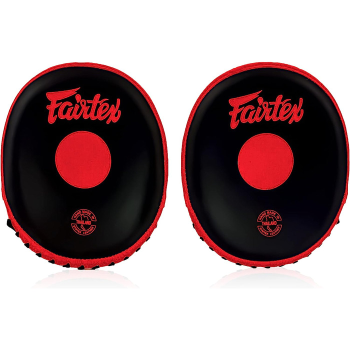 Боксерські рукавички Fairtex FMV15 для боксу з тайського боксу, 1 пара (чорний / червоний)