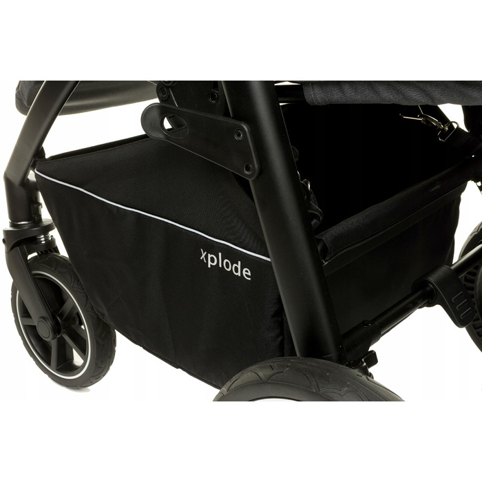 Дитячий візок-прогулянка Future Design Xplode, колір Seal Grey, з пневматичними колесами