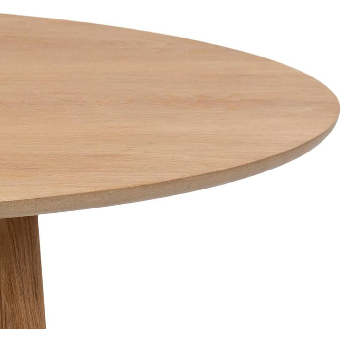 AC Design Furniture Pernille: Круглий обідній стіл, Ø 120 см, H 75 см, шпон дуба, скандинавський дизайн