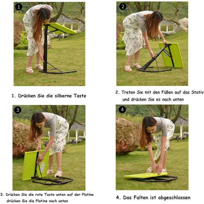 Складаний столик для ноутбука NICEME: регульована висота та кут нахилу, 43x43 см, чорний