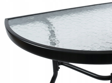 Комплект садових меблів Jumi Premium, метал, чорний, 3 предмети