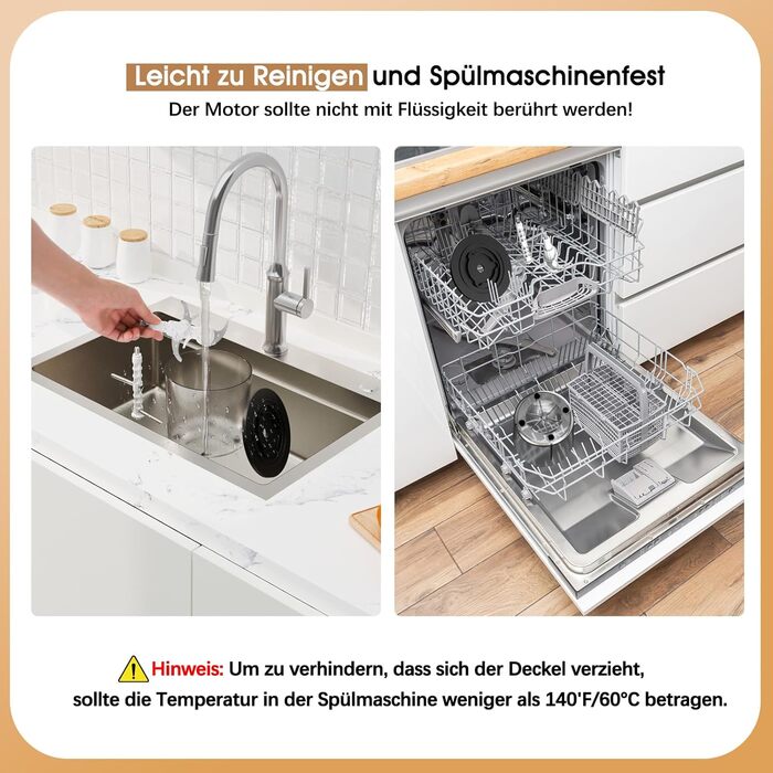 Електричний подрібнювач/подрібнювач для кухні 1.5L, чорний: для м'яса, овочів, фруктів, горіхів, дитячого харчування, 250W