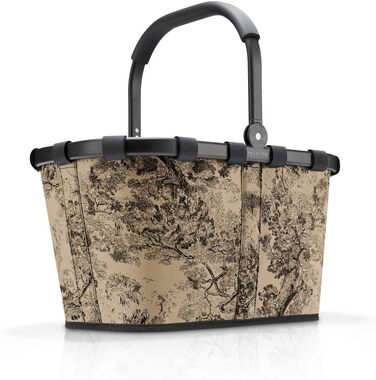 Сумка-шопер Reisenthel Carry Bag – стабільний кошик для покупок з великим об'ємом та практичною внутрішньою кишенею. Елегантний та водостійкий дизайн (Jacquard Brown, Single)