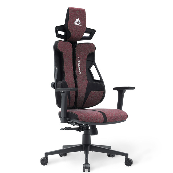 Геймерське крісло Cyberlux V8 Fabric Red (арт. GM-V8 FR)