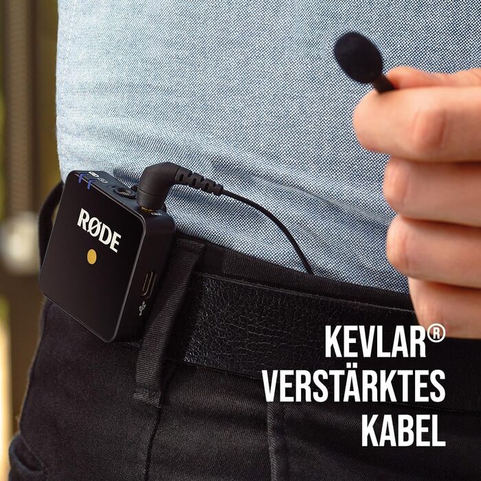 RØDE Lavalier GO професійний петличний мікрофон для мовлення, відеозйомки, контенту, запису голосу в студії та на виїзді, чорний