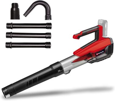 Einhell GP-LB 18/200 Li GK-Solo Акумуляторний повітродув (Power X-Change, 18В, аксіальний вентилятор, 670 м³/год, набір для очищення водостоків, без акумулятора та зарядного пристрою)
