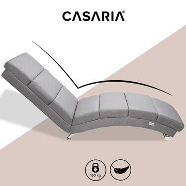 Relax Lounger Лондон сірий тканий полотно