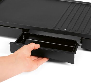 GOURMETmaxx Електричний настільний гриль | Бездимний гриль 2200W з 2 зонами | Антипригарне покриття, регулювання температури